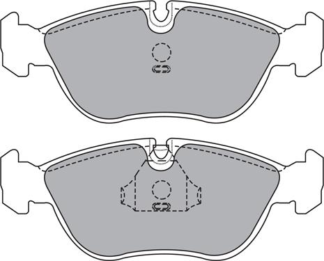 Aisin ASN-2195 - Brake Pad Set, disc brake autospares.lv