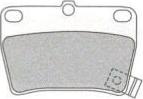 Aisin ASN-2156 - Brake Pad Set, disc brake autospares.lv