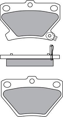 Aisin ASN-2100 - Brake Pad Set, disc brake autospares.lv