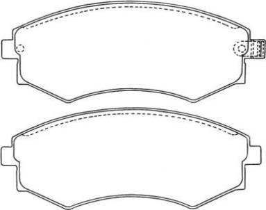 Aisin ASN-211 - Brake Pad Set, disc brake autospares.lv