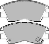 Aisin ASN-2310 - Brake Pad Set, disc brake autospares.lv