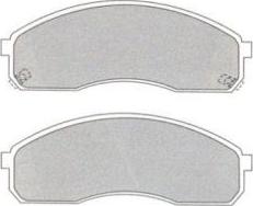 Aisin ASN-2245 - Brake Pad Set, disc brake autospares.lv