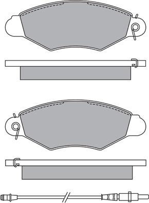 AISIN ASN-2200 - Brake Pad Set, disc brake autospares.lv