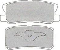 Aisin ASN-2211 - Brake Pad Set, disc brake autospares.lv