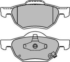 Aisin ASN-2234 - Brake Pad Set, disc brake autospares.lv