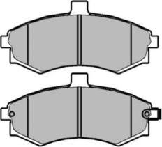 Aisin ASN-2230 - Brake Pad Set, disc brake autospares.lv