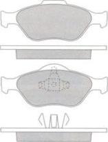 Aisin ASN-2225 - Brake Pad Set, disc brake autospares.lv