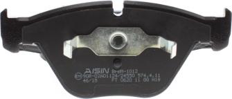 AISIN BPBM-1012 - Brake Pad Set, disc brake autospares.lv