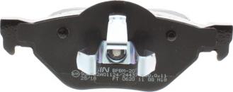 AISIN BPBM-2006 - Brake Pad Set, disc brake autospares.lv