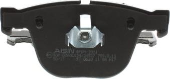 AISIN BPBM-2011 - Brake Pad Set, disc brake autospares.lv