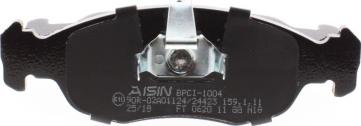 AISIN BPCI-1004 - Brake Pad Set, disc brake autospares.lv