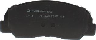 AISIN BPDA-1900 - Brake Pad Set, disc brake autospares.lv