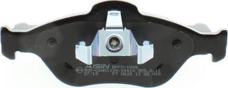 AISIN BPFO-1008 - Brake Pad Set, disc brake autospares.lv