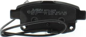 AISIN BPFO-2005 - Brake Pad Set, disc brake autospares.lv