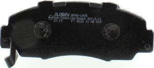AISIN BPHO-1905 - Brake Pad Set, disc brake autospares.lv