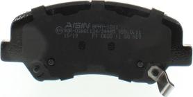 AISIN BPHY-1011 - Brake Pad Set, disc brake autospares.lv