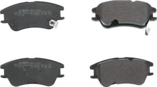 AISIN BPHY-1018 - Brake Pad Set, disc brake autospares.lv