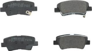 Aisin BPHY-2009 - Brake Pad Set, disc brake autospares.lv