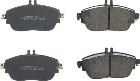 AISIN BPMB-1020 - Brake Pad Set, disc brake autospares.lv