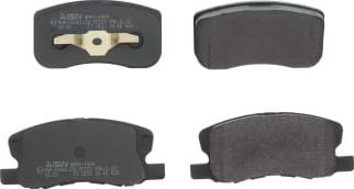 Aisin BPMI-1009 - Brake Pad Set, disc brake autospares.lv