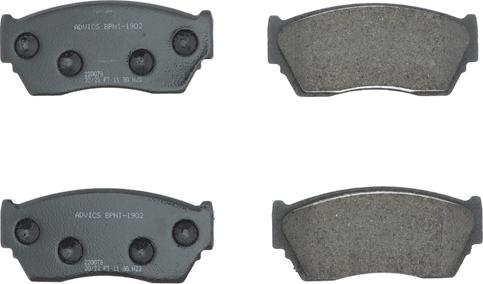 AISIN BPNI-1902 - Brake Pad Set, disc brake autospares.lv