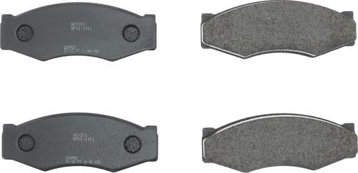 AISIN BPNI-1911 - Brake Pad Set, disc brake autospares.lv