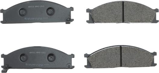 AISIN BPNI-1912 - Brake Pad Set, disc brake autospares.lv