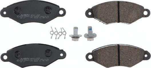 AISIN BPNI-1003 - Brake Pad Set, disc brake autospares.lv