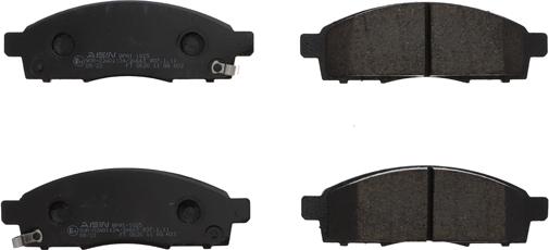 Aisin BPNI-1025 - Brake Pad Set, disc brake autospares.lv