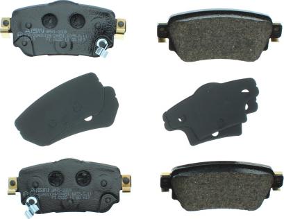 AISIN BPNI-2009 - Brake Pad Set, disc brake autospares.lv