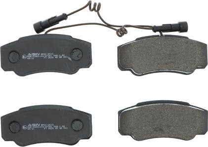 Aisin BPNI-2010 - Brake Pad Set, disc brake autospares.lv