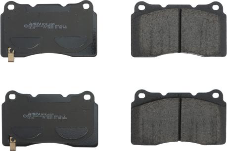 AISIN BPOP-1025 - Brake Pad Set, disc brake autospares.lv