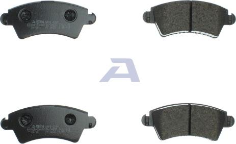 AISIN BPPE-1019 - Brake Pad Set, disc brake autospares.lv