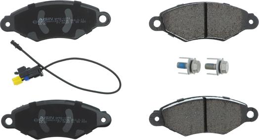 Aisin BPRE-1031 - Brake Pad Set, disc brake autospares.lv