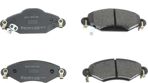 AISIN BPTO-1003 - Brake Pad Set, disc brake autospares.lv