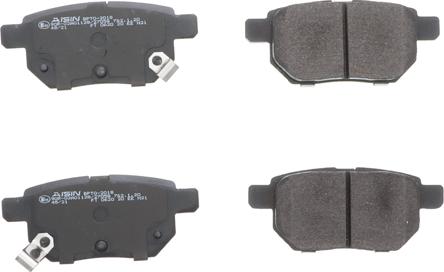 Aisin BPTO-2018 - Brake Pad Set, disc brake autospares.lv