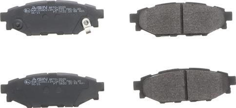 Aisin BPTO-2020 - Brake Pad Set, disc brake autospares.lv