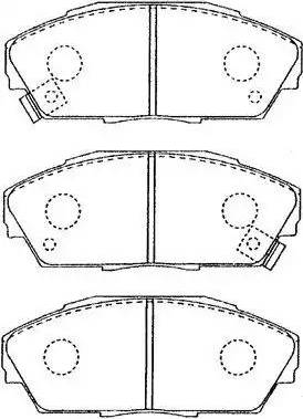 Aisin C1N013 - Brake Pad Set, disc brake autospares.lv
