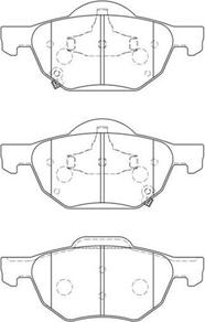 Aisin C1N083 - Brake Pad Set, disc brake autospares.lv