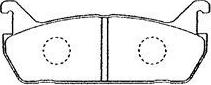 Aisin G2N010 - Brake Pad Set, disc brake autospares.lv