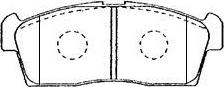 Aisin H1N009 - Brake Pad Set, disc brake autospares.lv