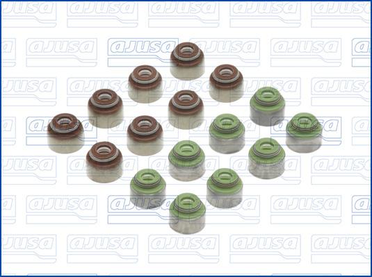 Ajusa 57038300 - Seal Set, valve stem autospares.lv