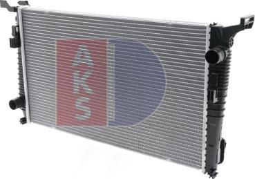 AKS Dasis 490013N - Radiator, engine cooling autospares.lv