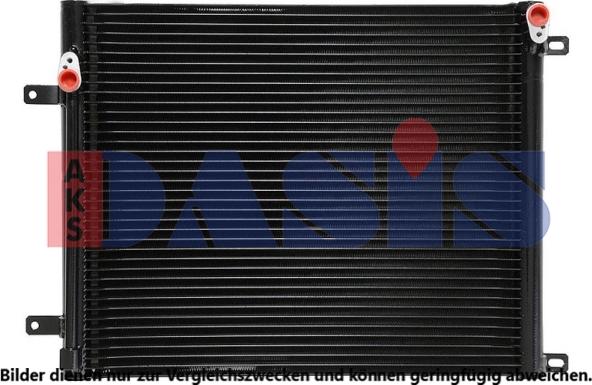 AKS Dasis 452015N - Condenser, air conditioning autospares.lv