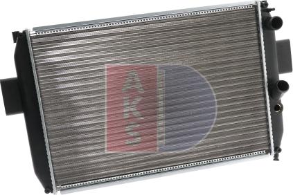 AKS Dasis 400400N - Radiator, engine cooling autospares.lv