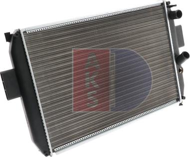 AKS Dasis 400400N - Radiator, engine cooling autospares.lv