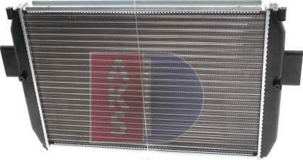 AKS Dasis 400400N - Radiator, engine cooling autospares.lv