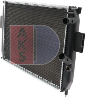 AKS Dasis 400400N - Radiator, engine cooling autospares.lv