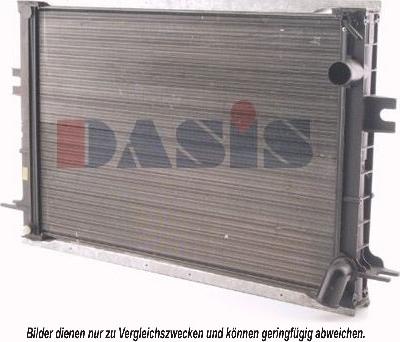 AKS Dasis 400530N - Radiator, engine cooling autospares.lv