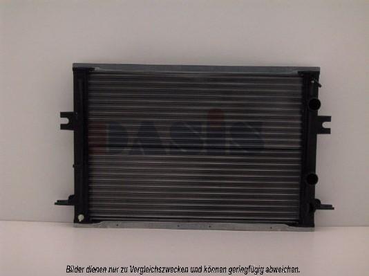 AKS Dasis 400520N - Radiator, engine cooling autospares.lv